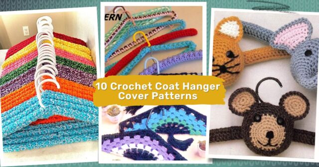 Crochet Coat Hanger Covers