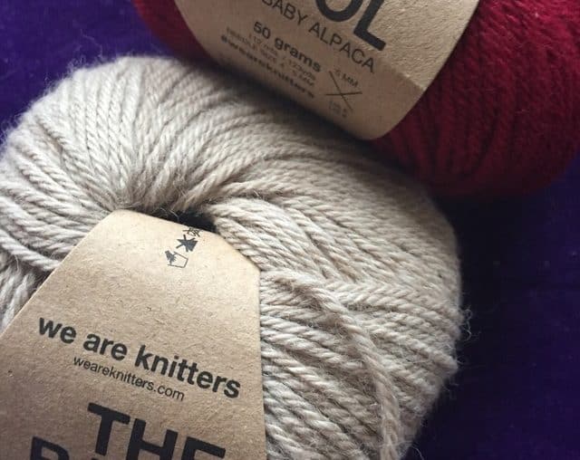 we are knitters baby alpaca wool