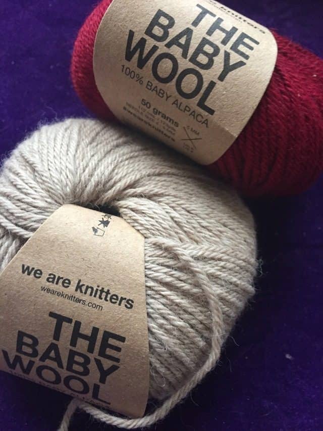 we are knitters baby alpaca wool