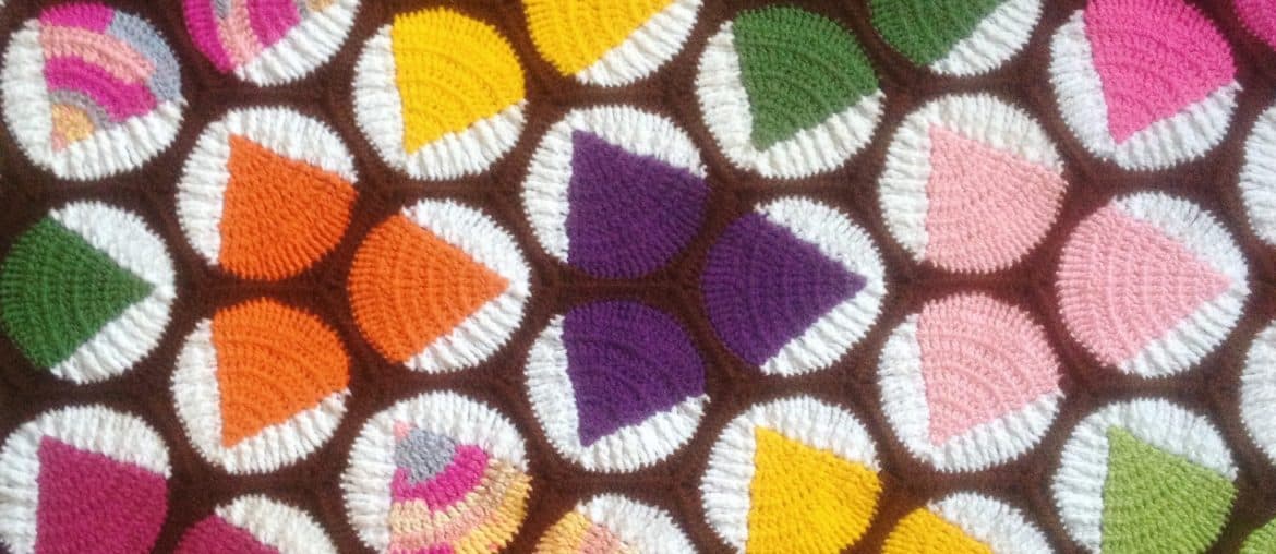 brightbag crochet circle triangles