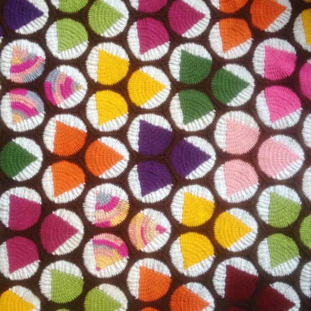 brightbag crochet circle triangles