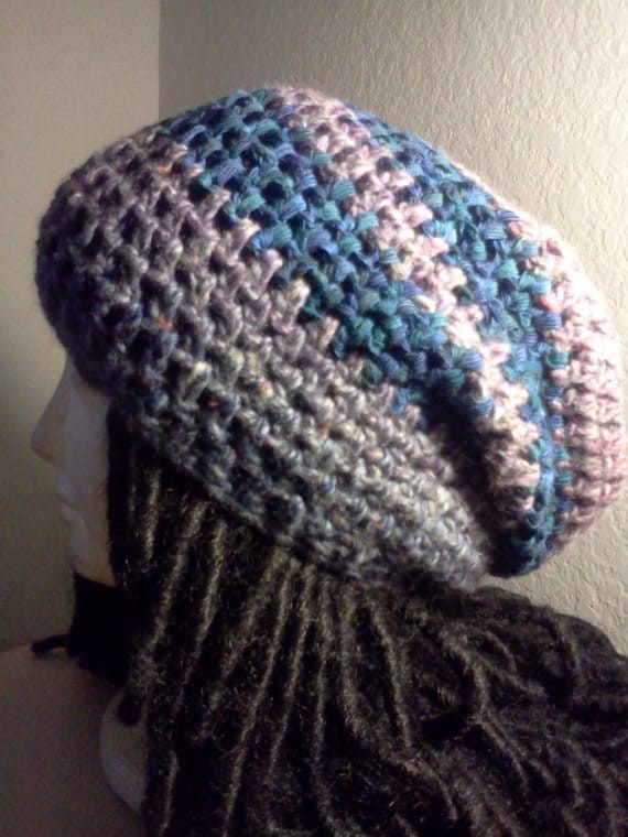 music themed crochet hat by keshae