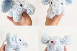 crochet elephant by caitie