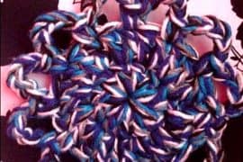 easy chunky crochet flower free pattern