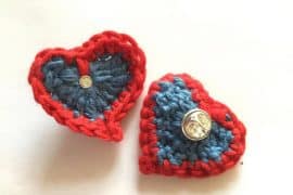 Free Crochet Heart Pattern to Raise Funds for Cancer Care