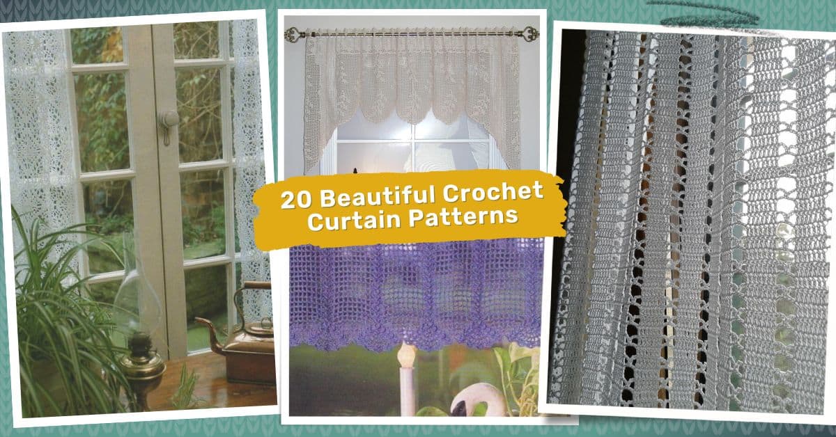 20 Beautiful Crochet Curtain Patterns