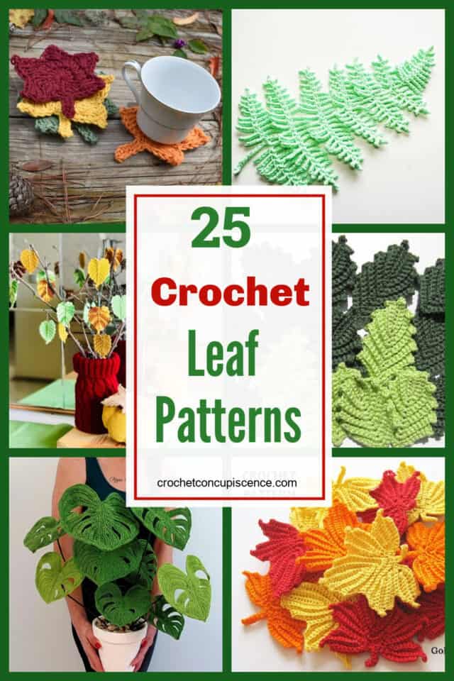 25 Crochet Leaf Patterns
