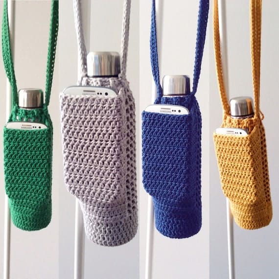 Clip On Water Bottle Holder pattern by Jennifer Ozses