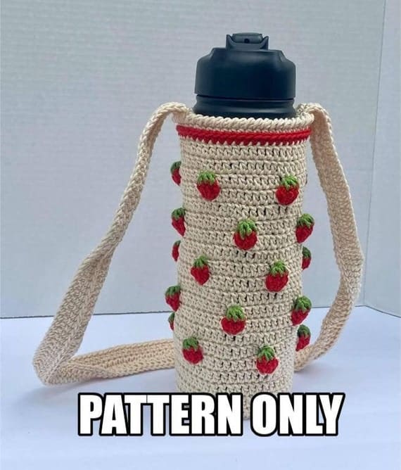 FREE 32 oz Hydro Flask bottle boot: Crochet pattern