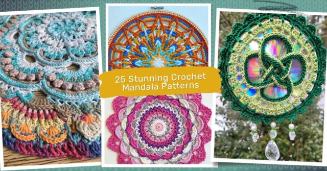 25 Stunning Crochet Mandala Patterns