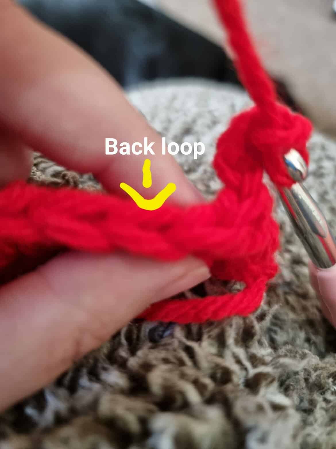 Crochet Fingerless Gloves Back loop