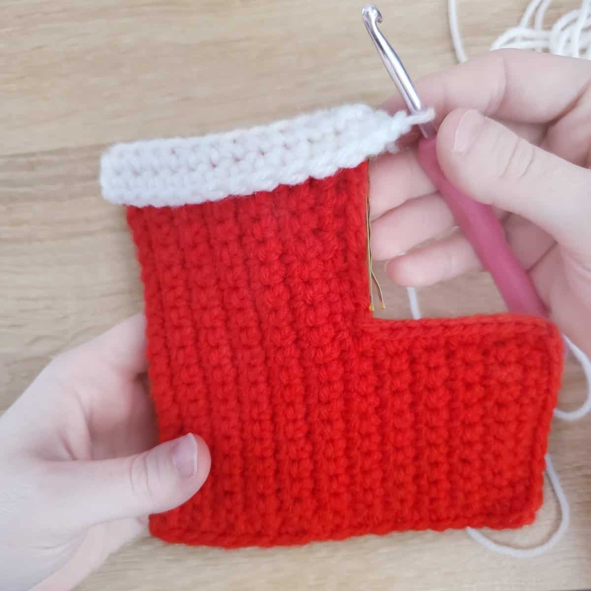BLO single crochet row 