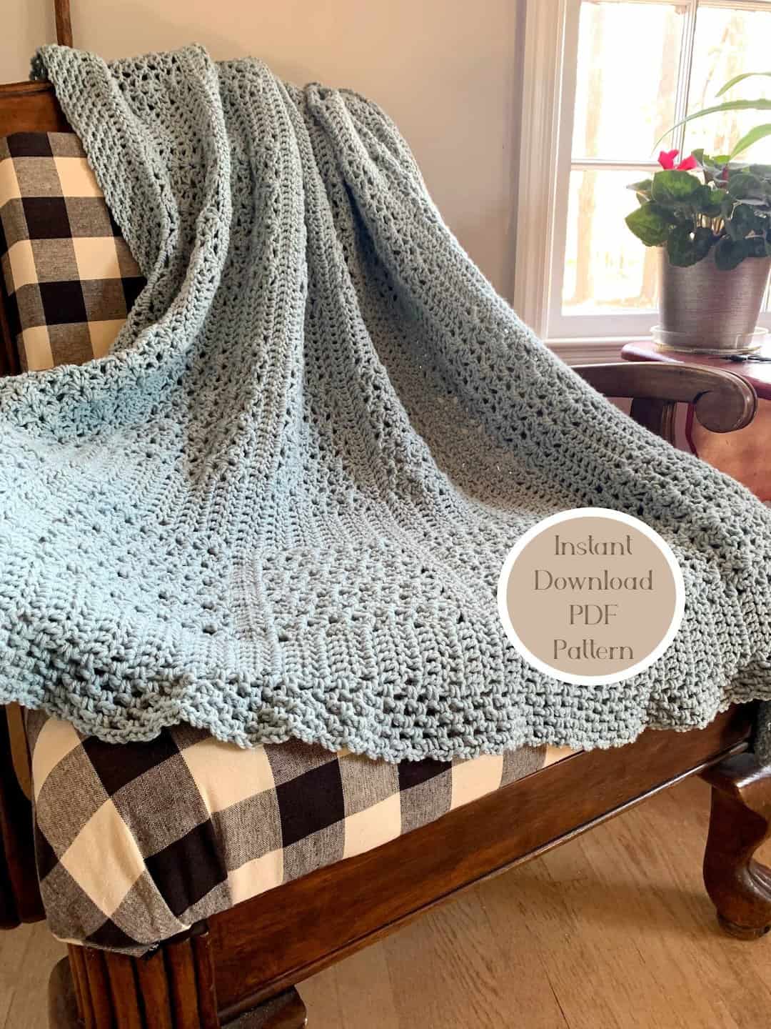 The 25 Best Crochet Blanket Patterns: Check Them Out! 23 Farmhouse Afghan Blanket Pattern