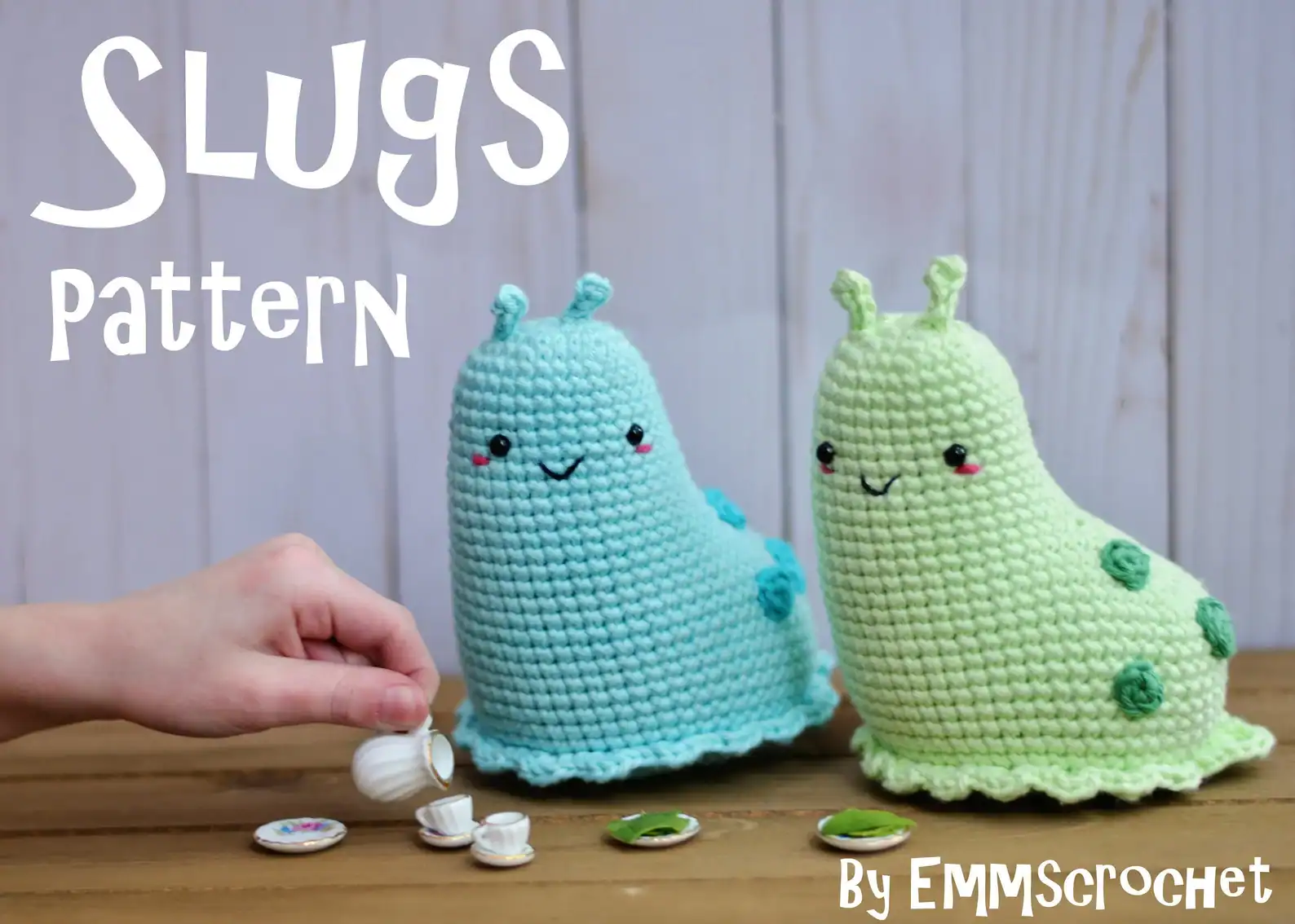 20 Incredible Crochet Snails, Slugs, Caterpillars, and Worms 4 Cute Slug Crochet Pattern