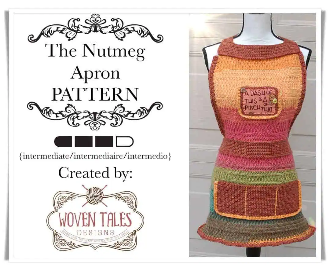 21 Crochet Patterns for the Kitchen: Don’t Miss These! 22 The Nutmeg Apron Crochet Pattern