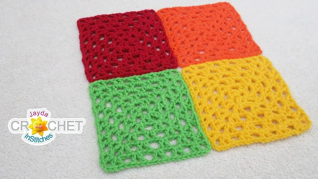 20 Crochet V-Stitch Patterns You Won’t Want To Miss 11 V-stitch Granny Square Crochet Pattern