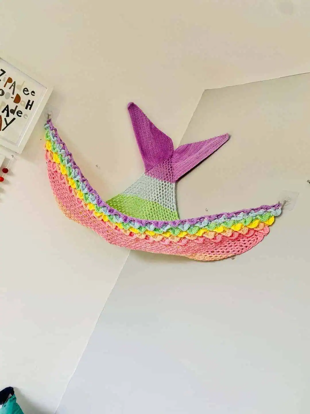 30 Crochet Hammock Patterns for Home, Pets, and Playful Storage 4 Mermaid Toy Hammock Crochet Pattern