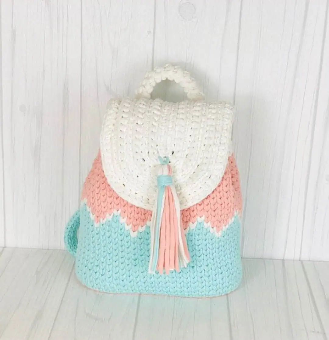 30 Crochet Purses and Bags To Make at Home: Fresh Patterns for Everyday Carryalls 17 Crochet Backpack Handbag Pattern