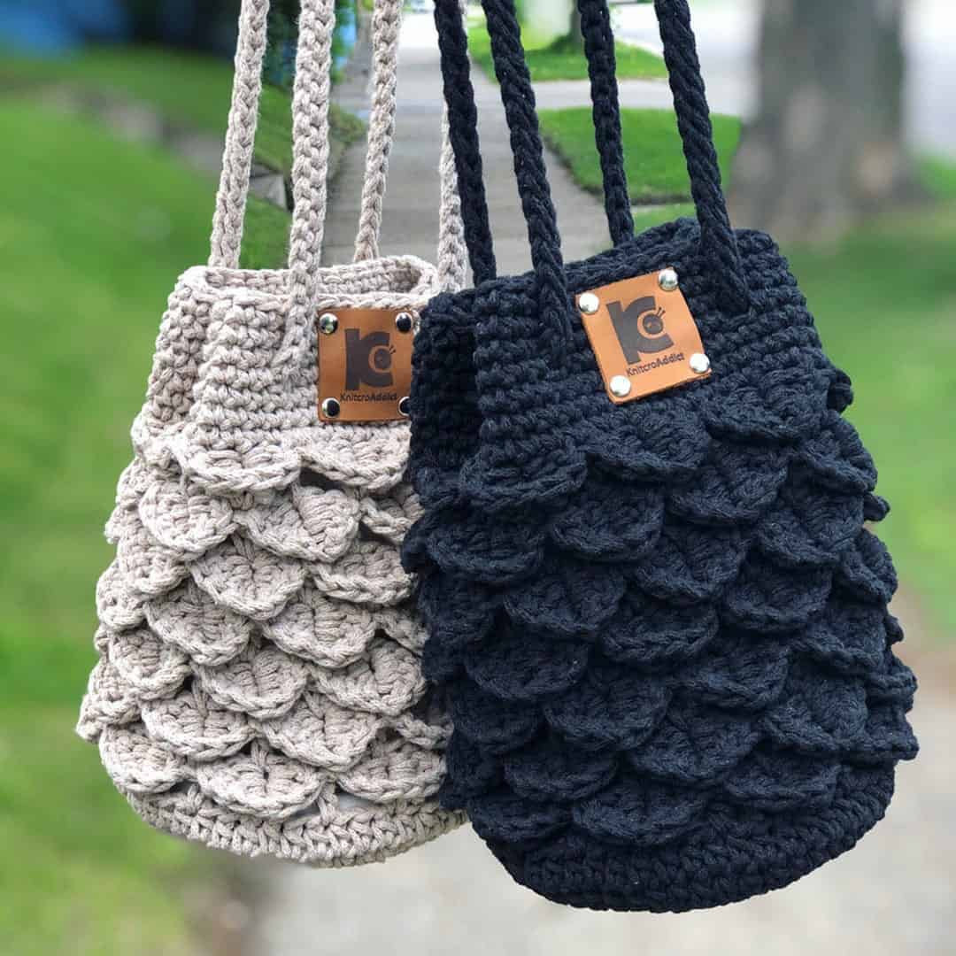 How To Crochet Curly Puff Stitch Bag or Pouch