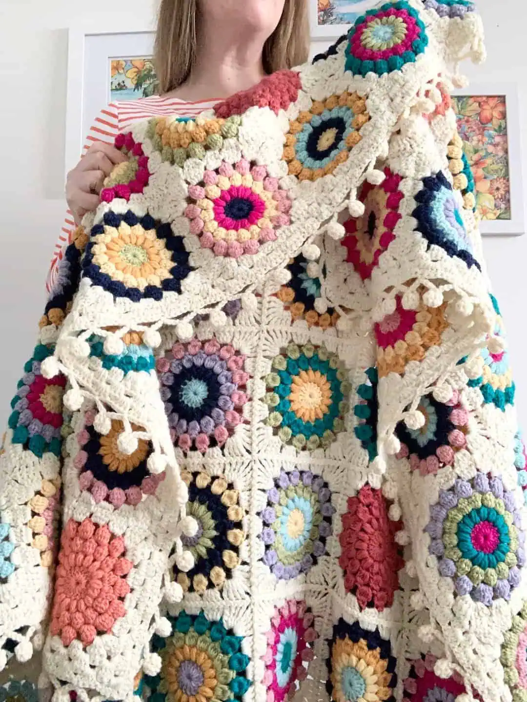 Crochet Fashion Pieces Perfect for the Next Coachella Event 36 Island Time Blanket Crochet Granny Square Blanket