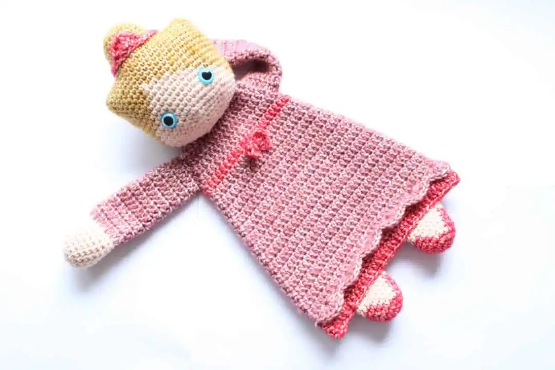 20 Crochet Princess Dress Blankets That Are Cute and Cozy 9 Princess Ragdoll Crochet Pattern