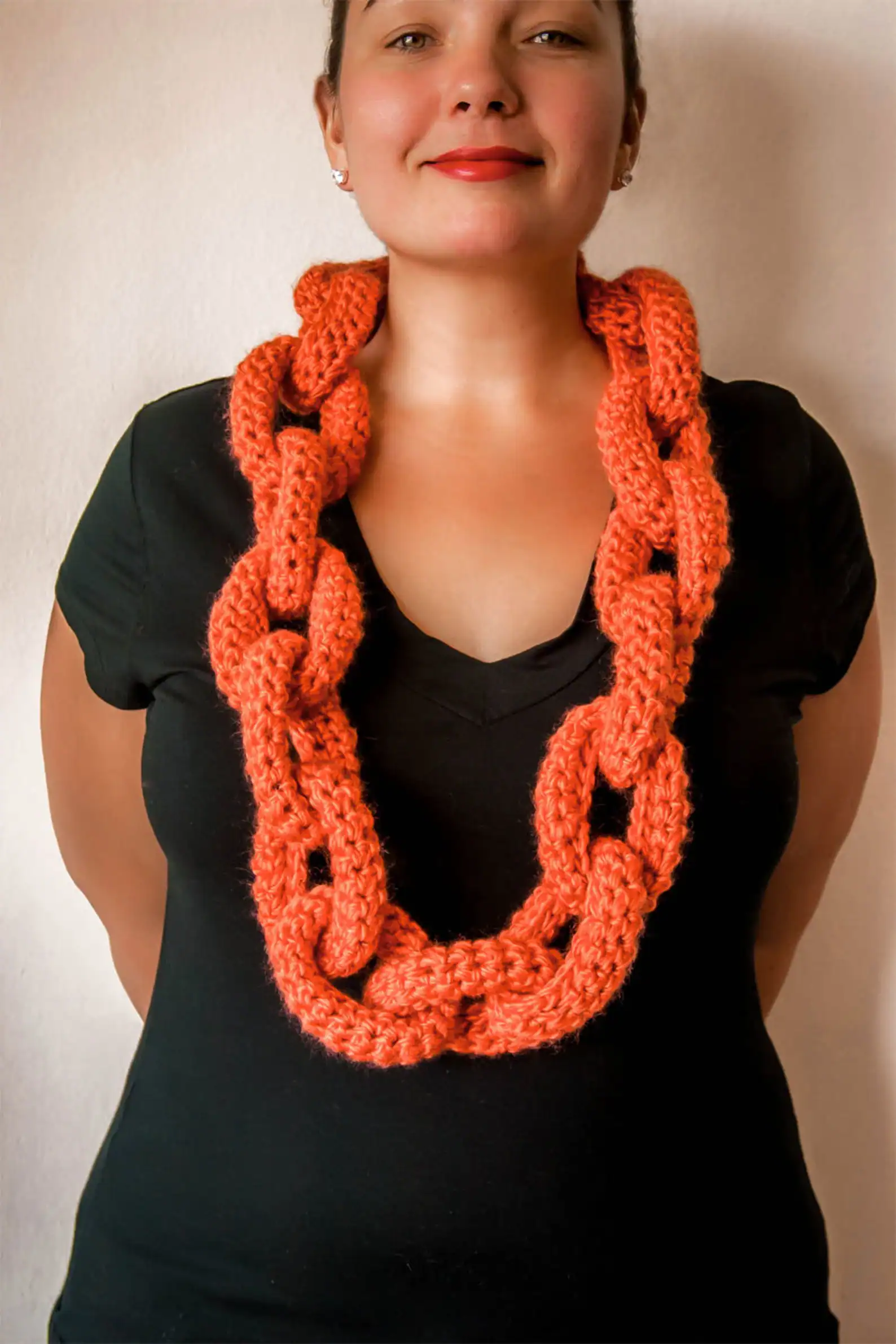Chain Link Scarf Crochet Pattern
