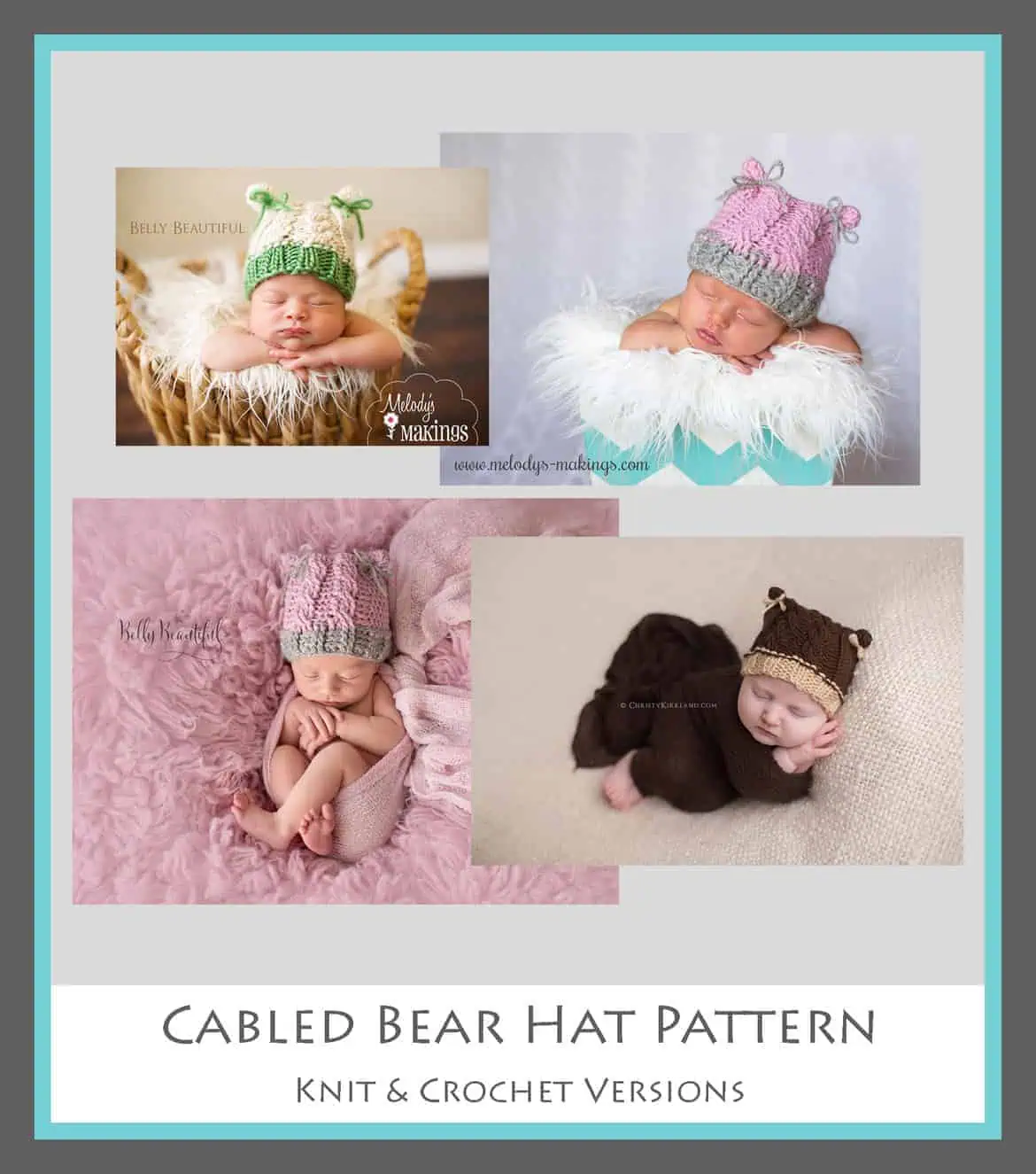 Cabled Bear Hat