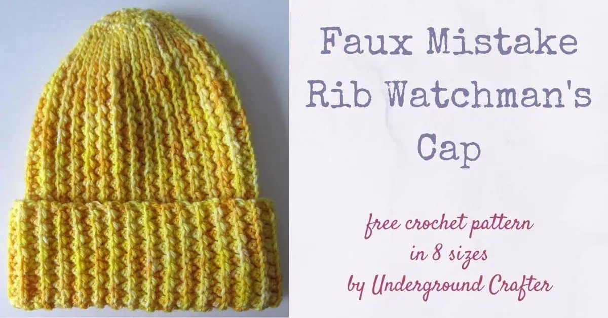 Faux Mistake Rib Watchman’s Cap