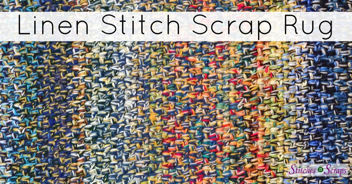 Linen Stitch Scrap Rug
