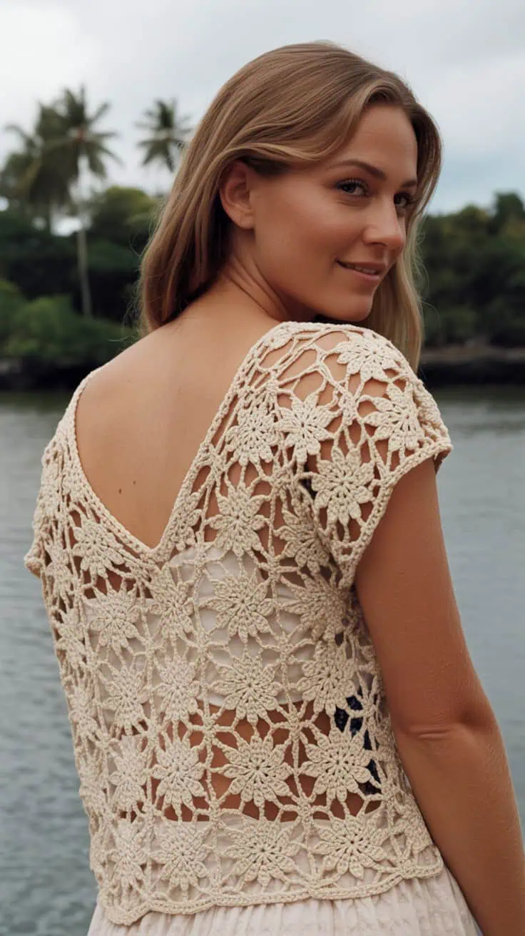 32 Bolero Crochet Patterns: Add a Chic Touch to Your Wardrobe Today! 51 a close up photograph of a woman wearing yFc580wSQSmWnRAbj3 0AQ AFj1NQVuQ4aQbLs1N2SR5Q