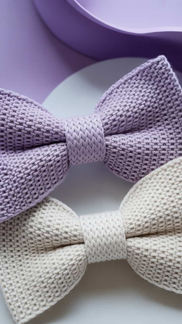 25 Baby Headband Crochet Patterns: Create Adorable Keepsakes for Your Little One 28 a close up photograph of two knitted