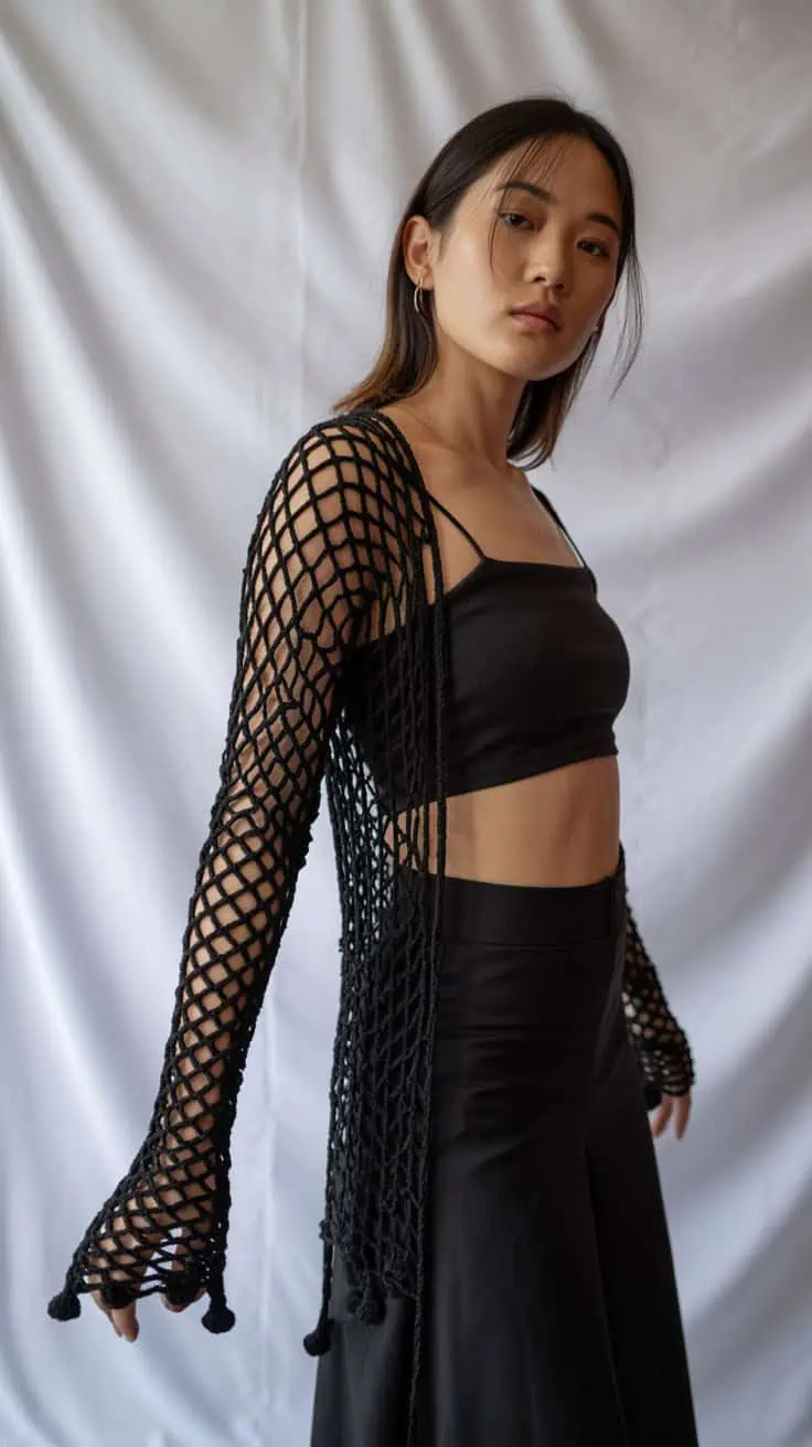 32 Bolero Crochet Patterns: Add a Chic Touch to Your Wardrobe Today! 11 a fashion photograph against a plain whi tuKv7yiqTo JMoGVeE0ocA sFQV7CpJTqqhMYyKsV4PtQ