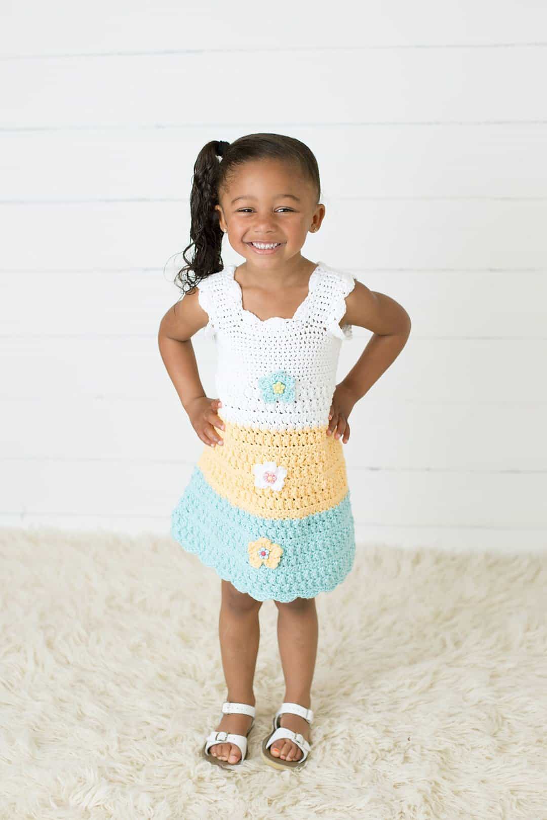 Flower Crochet Dress Pattern