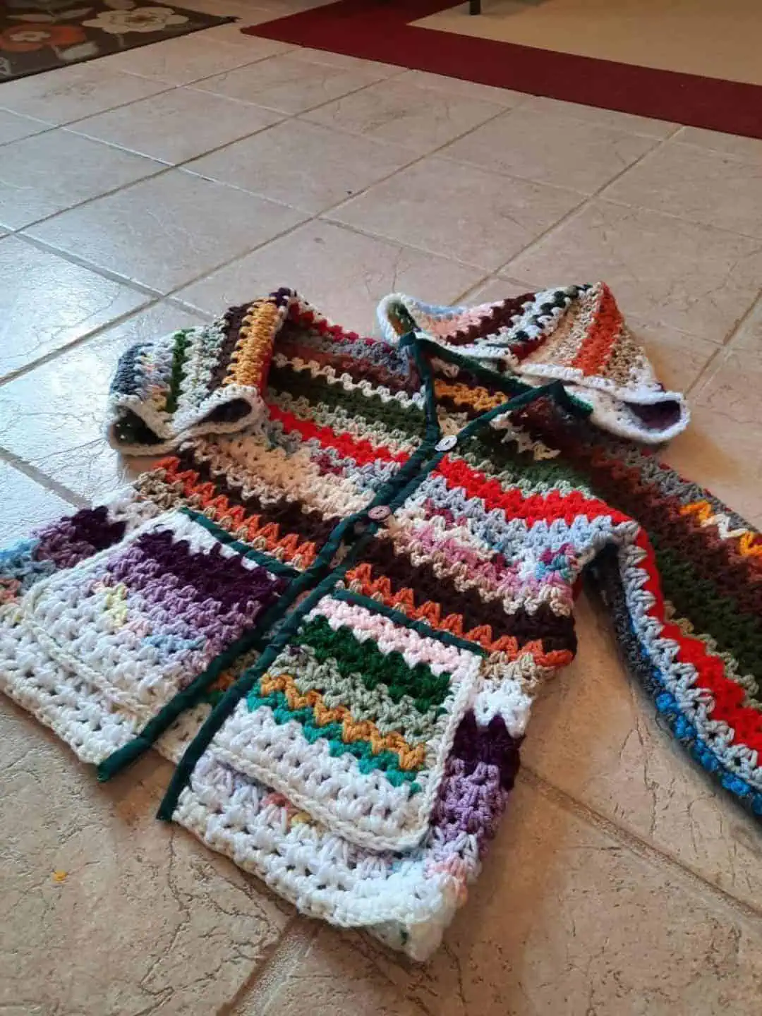13 Examples of Upcycled Crochet for Crafting Inspiration 9 Upcycled Afghan Blanket Coat