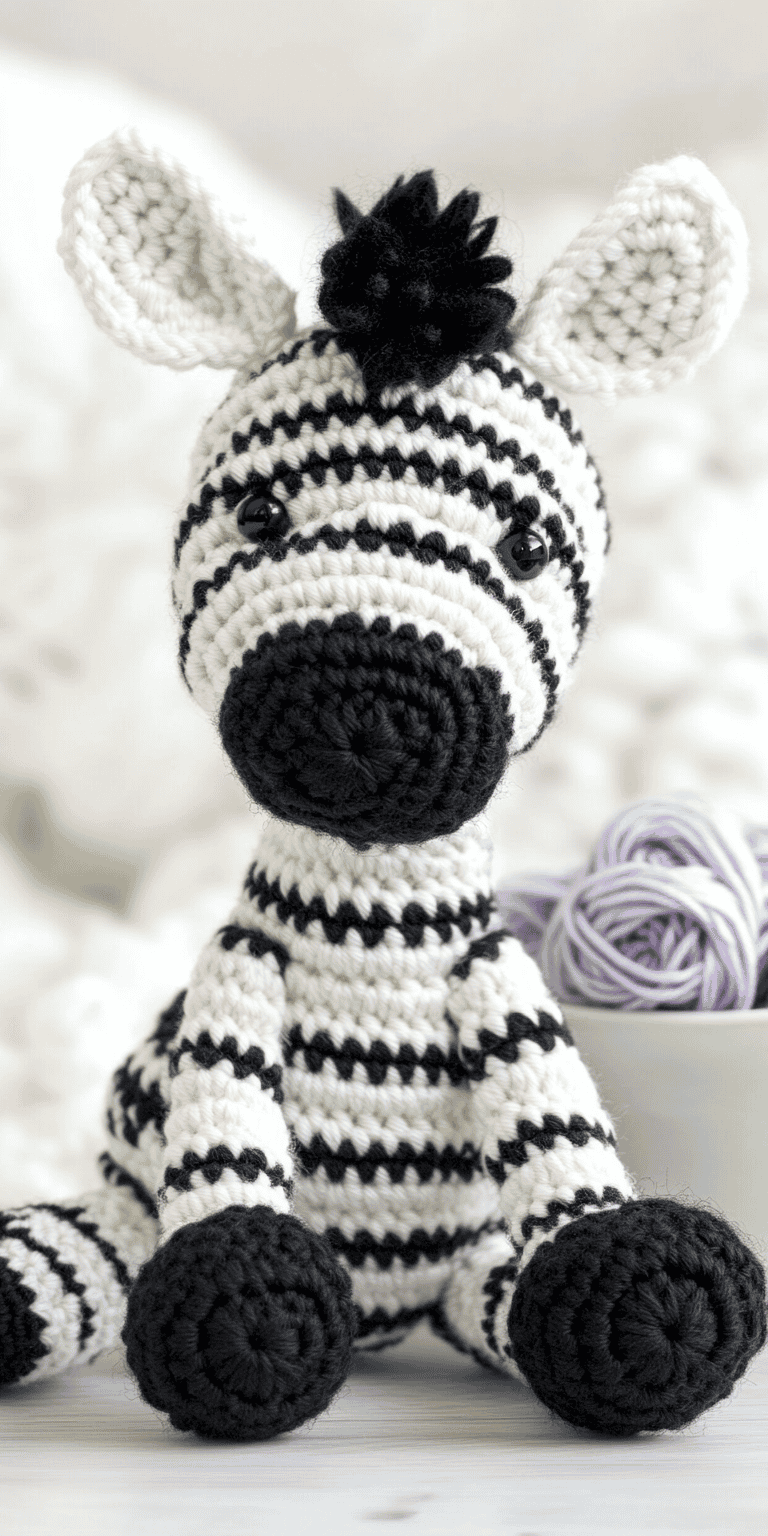 Small Zebra Pattern 19 Zebra Crochet Patterns: Create Stunning Items with These Easy Steps
