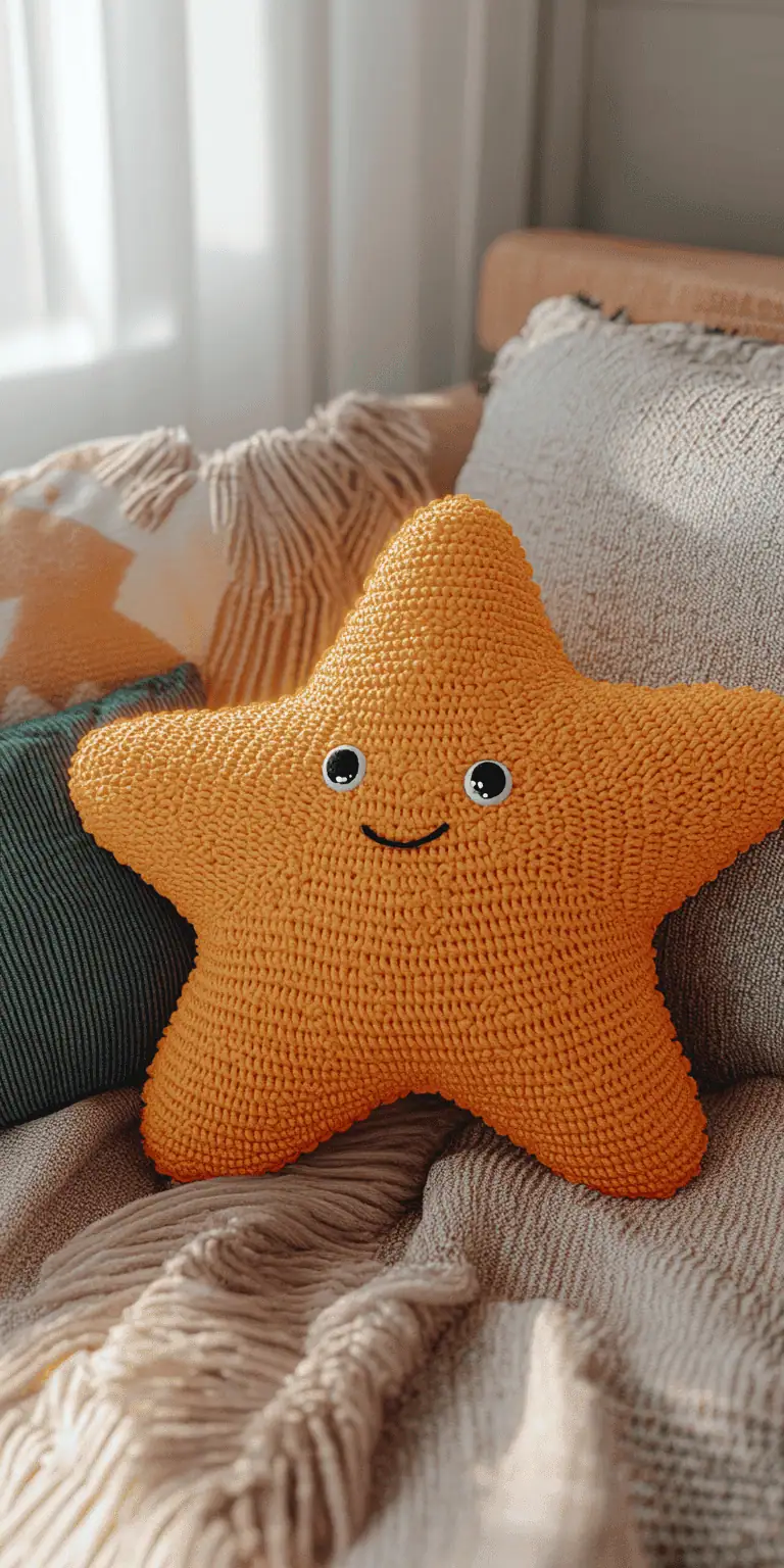 20 Star Pillow Crochet Patterns: Enhance Your Home Decor Today! 31 Stella Amigurumi Pattern – Bilingual Star Crochet Guide