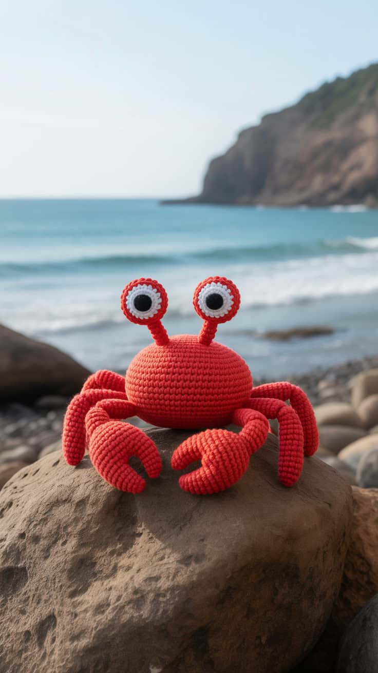a close up photograph of a bright red