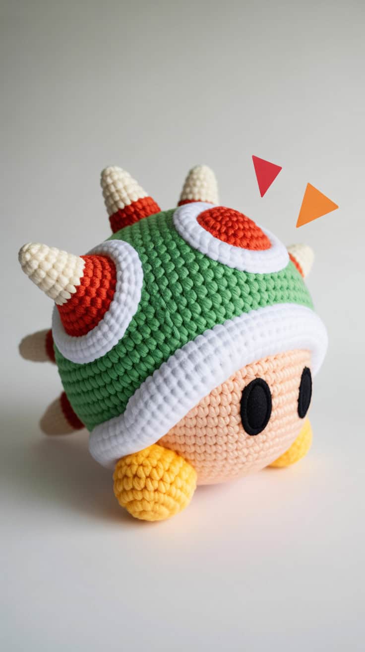 22 Mario Crochet Patterns: Fun and Unique Designs For All Fans 24 a close up photograph of a handmade croc jzqgs9NdTCmKmyOnFC40fw 85wSUlQBSneCFGVCVyEqHw