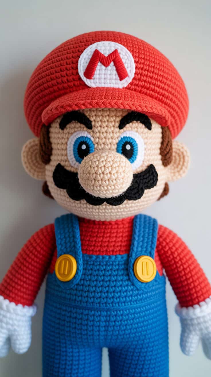 22 Mario Crochet Patterns: Fun and Unique Designs For All Fans 38 a detailed crochet doll of super mario i oSoQ OVhRJm5Yfu8hV tOg 9tBZP5WrTqm1ihvezgYN1w