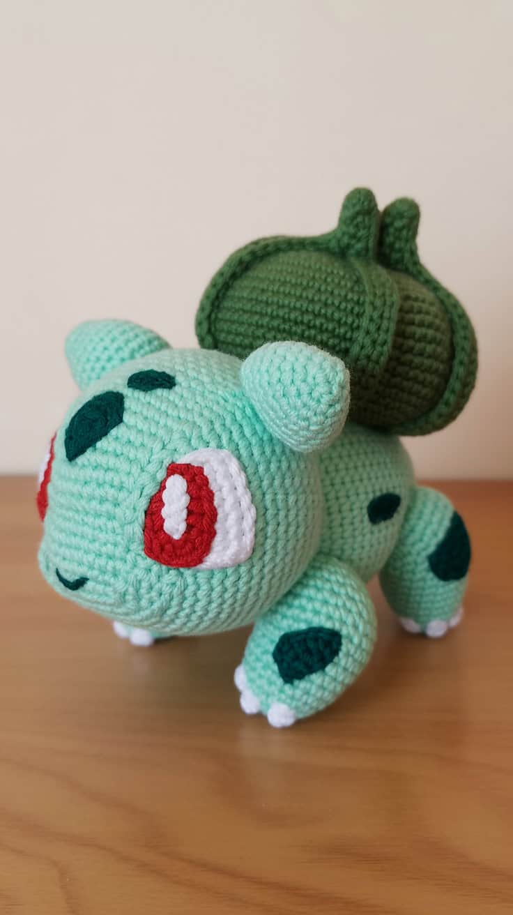 12 Bulbasaur Crochet Patterns: Delight Your Inner Pokemon Fan Today! 8 a handcrafted crochet pokemon bulbasaur NcciwffaSV Wd0VjGAV3gQ 6UVhQ atRtyb RLntlshDQ