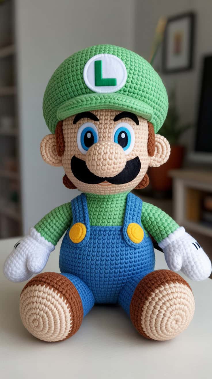 22 Mario Crochet Patterns: Fun and Unique Designs For All Fans 12 a high quality photograph of a crocheted eFunN 7bRGaz1 av7vGOjg RVUsHtp Tpuj6Z54dC2fsg