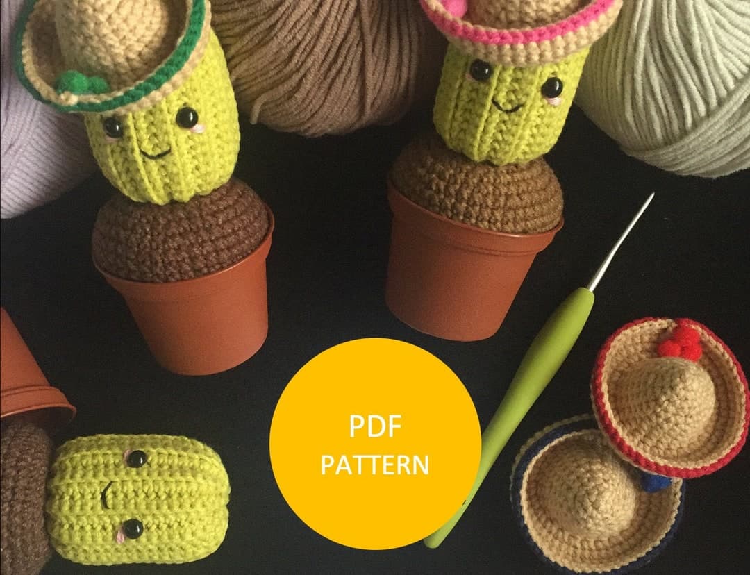 10 Crochet Sombrero Patterns That Are Fun and Festive 9 Sombrero Cactus Pattern