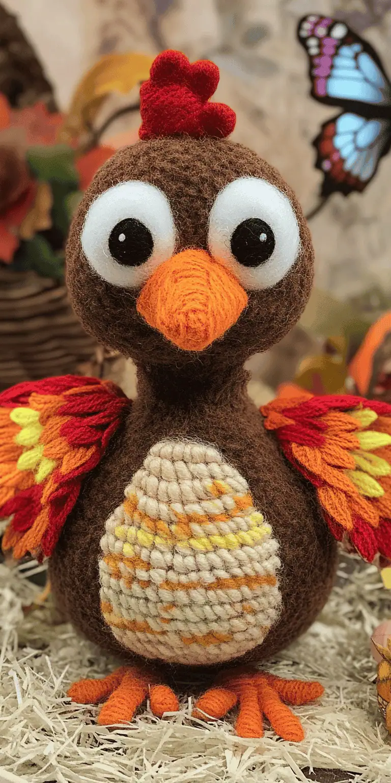 Thanksgiving Amigurumi Crochet Turkey Pattern