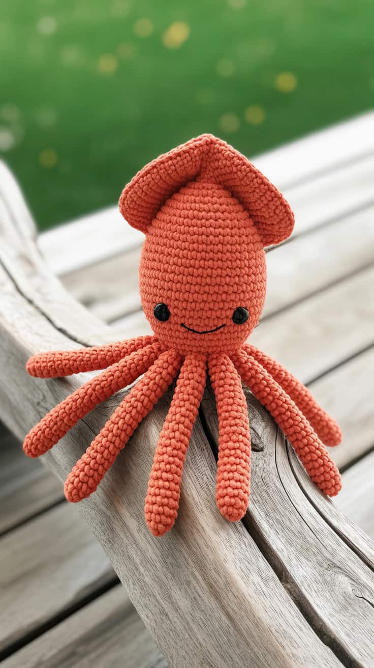24 Squid Crochet Patterns: Unique Designs for Ocean-Loving Crafters 49 a close up photograph of a handcrafted c quNYyZc4SYCV7512FUH ew geLwKn8GQ1OBSFaSJfMuJw