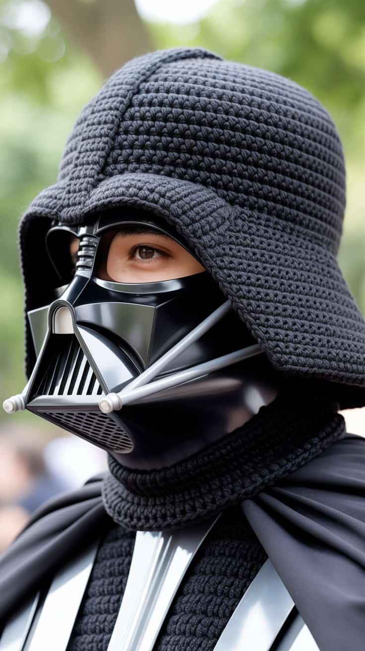 16 Darth Vader Crochet Patterns: Unleash Your Inner Sith with Creative Crafts 30 a close up photograph of someone