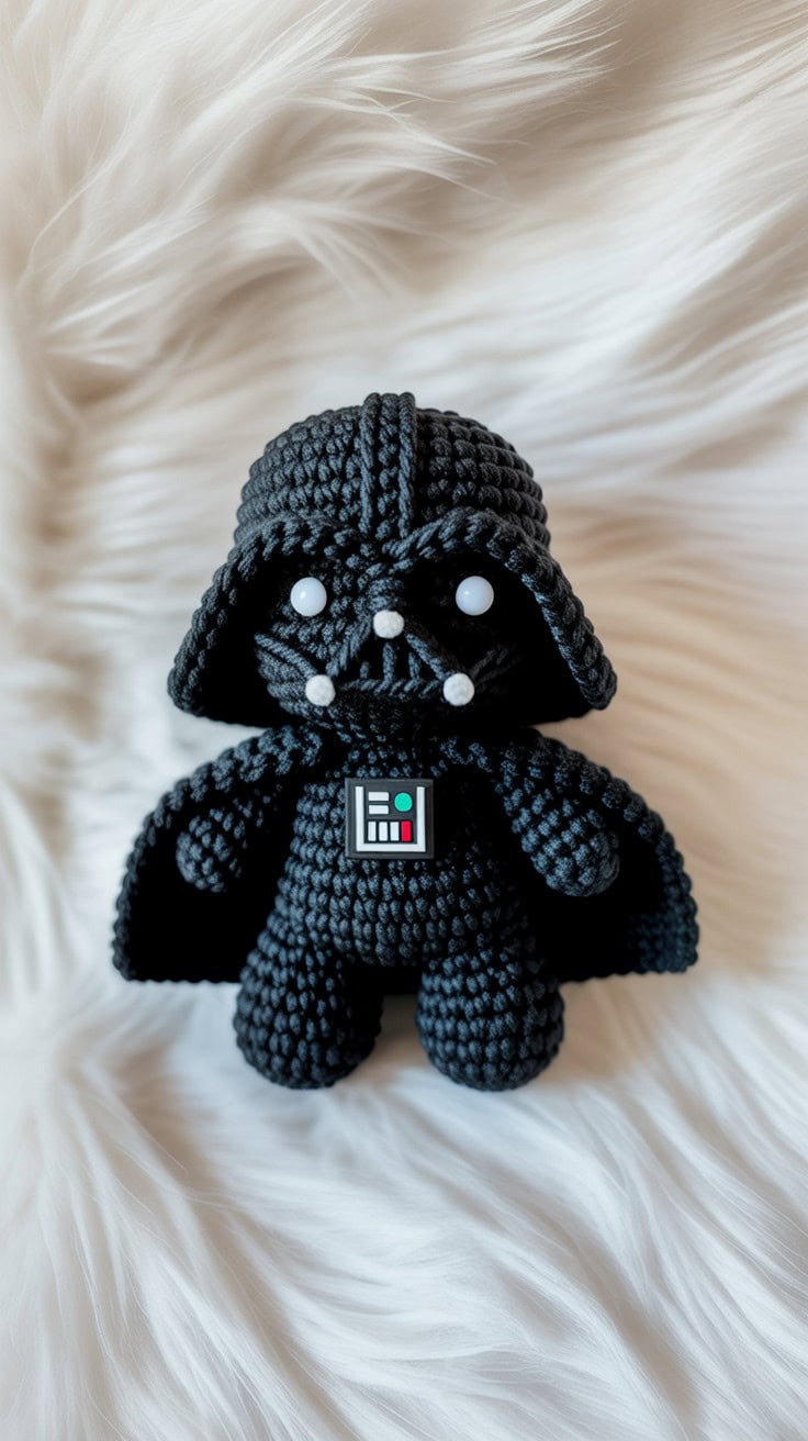 16 Darth Vader Crochet Patterns: Unleash Your Inner Sith with Creative Crafts 28 a small black crocheted darth vader amig NS 5NhuDSoC4a wyCoQgDw NNE1X5JpRFq0eR