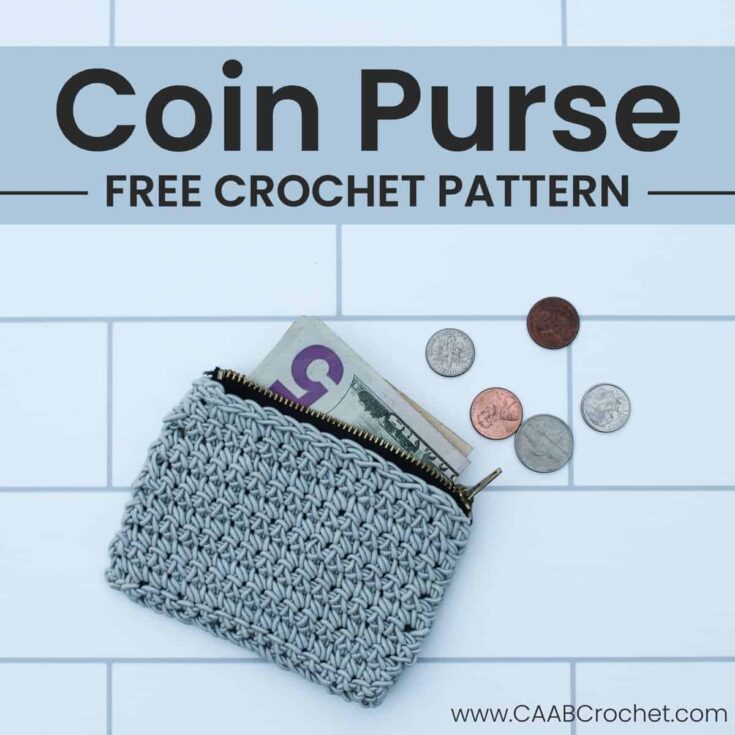 crochet coin purse pattern SOCIAL small