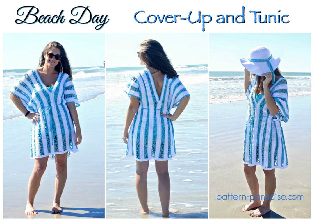 Meet Crochet Designer Maria Bittner of Pattern Paradise 9 Crochet Pattern for Beach Day Bathing Suit Cover-up