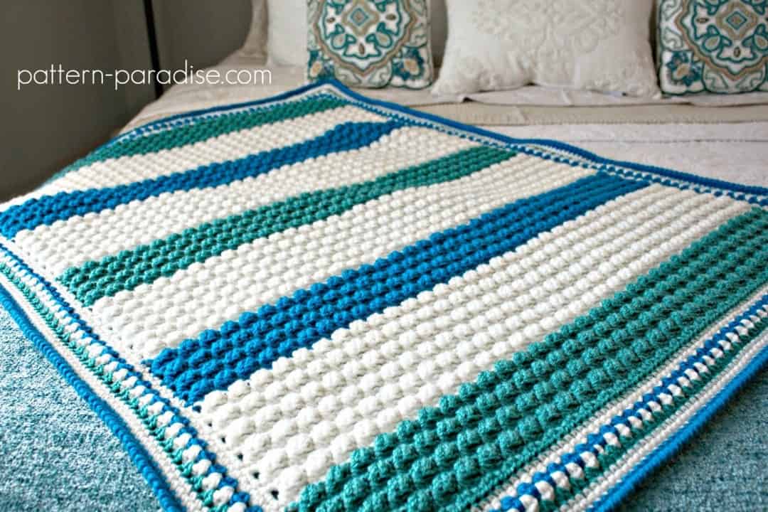 Meet Crochet Designer Maria Bittner of Pattern Paradise 7 Blue Hawaiian Baby Blanket Pattern