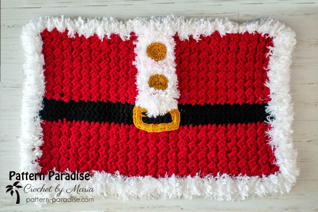 Meet Crochet Designer Maria Bittner of Pattern Paradise 2 Crochet Pattern Santa Rug